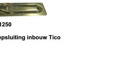 Klepsluiting Inbouw Tico