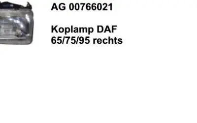 Koplamp Voor DAF65-75-95 R. Cf-serie