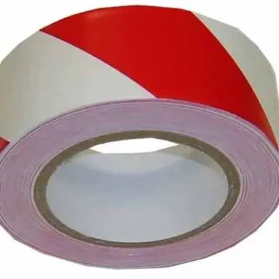 Veiligheidstape Rood-wit Vloermarkeringstape Pvc