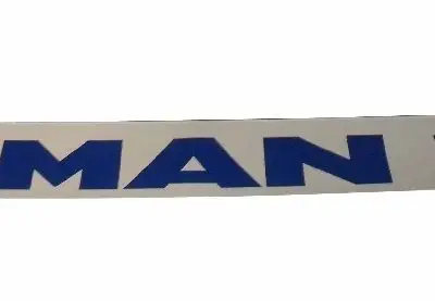 Spatlap 2400x380 Voor MAN Blauwe Opdruk