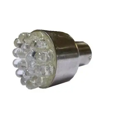 LED Lamp 24v Ba15s Wit 18 LEDS