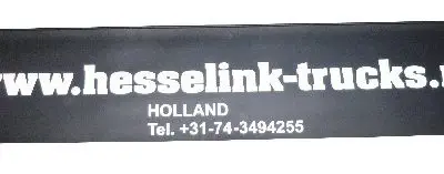 Spatlap 2400x380 Met Opdruk Hesselink