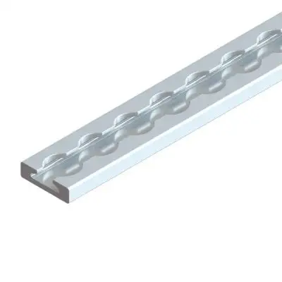 Airline Rail Rechthoekig 2 Meter Aluminium