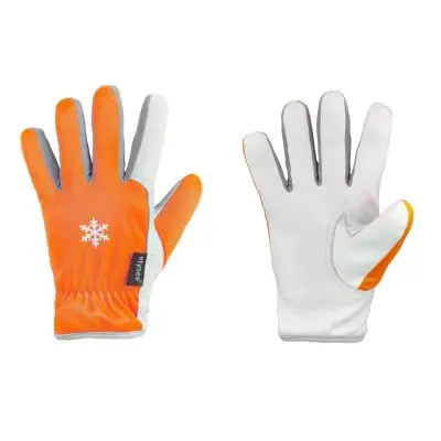 Werkhandschoen Leer Schapen Winter Hi-vis Mt 11