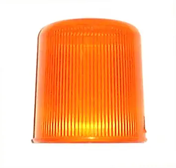 Zwaailampglas Rubbolite Oranje