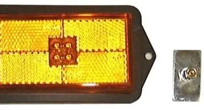 LED Zijmarkeringslamp Oranje Rubbolite 24v