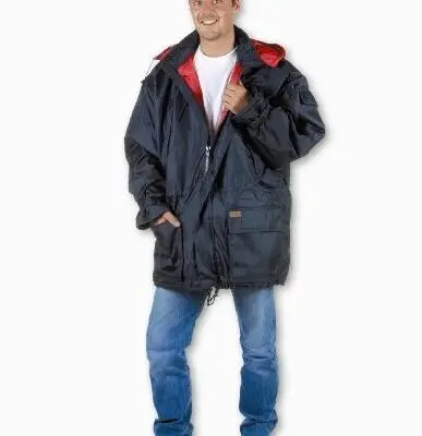 Parka  Xxl  Blauw Rode Binnenkant