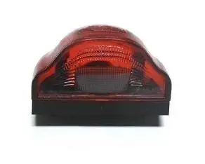 Kenteken Verlichting Glas Rood.