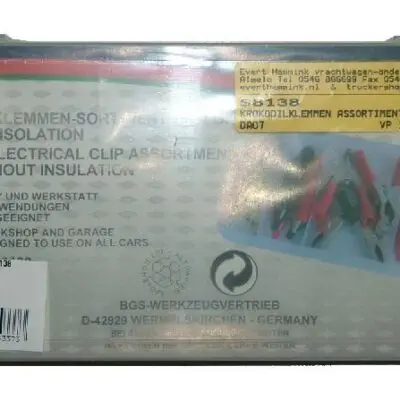 Krokodil Klemmen Assortiment 28 Dlg.