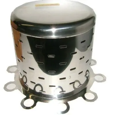 Naafdop Voor Trekas 10 Gaten 250mm Hoog RVS