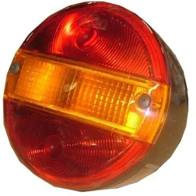 Achterlicht Balk Rond 140 Met Kenteken Verlichting