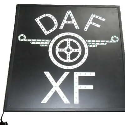 LED Logo Voor DAF XF Oud Logo Blauw-groen-rood 45x