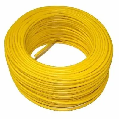 Kabel 1.5 Qmm Geel 100 Meter Rol.