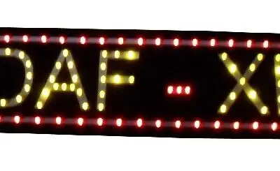 LED Logo Voor DAF XF Rood-geel 50x10