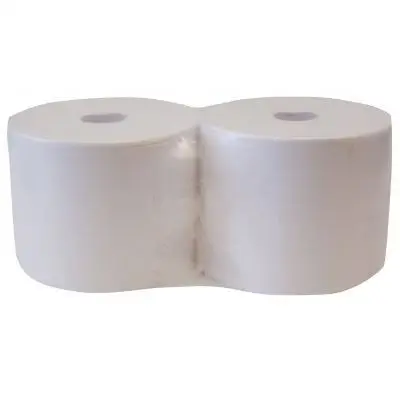 Poetspapier 2 Laags Wit 760mtrx23cm 2rol A 500vel