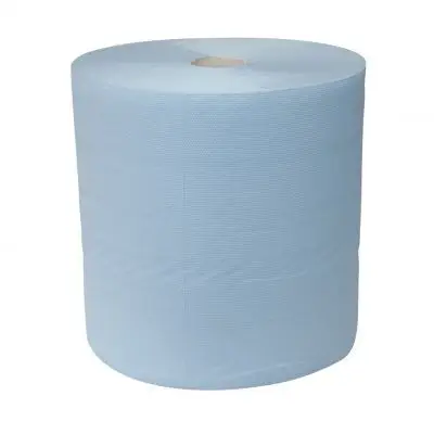 Poetspapier 3 Laags Blauw 1000vel X38cm