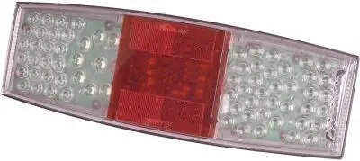 LED Achterlicht 440x138x27mm 24v Rubbolite