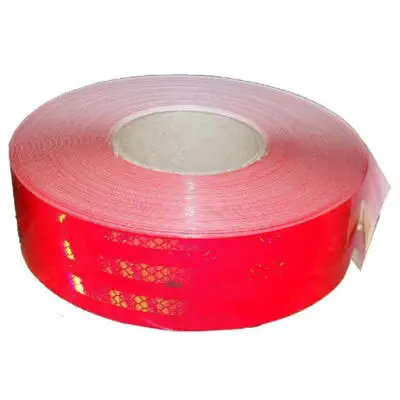 Reflectie Tape Rood 50 Mtr. 3m 53.5mm Breed