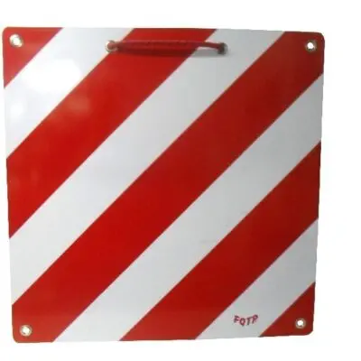 Bord Overstekende Lading  Reflecterend 50x50cm