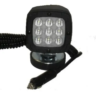 LED Werklamp 12-24v 1300 Lumen 96x96mm Magneetvoet Vierkant