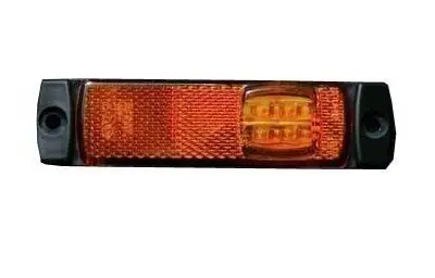 LED Zijmarkeringslamp 12-30v 3 LEDS Qs Connector
