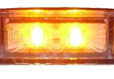 LED Zijmarkeringslamp 12-24v Inbouw 2 LEDS 85x27x19mm