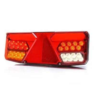 LED Achterlicht 350x138x31mm 12-24v Driehoek Links