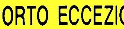 Bord Trasporto Eccezionale 1200x150x2mm