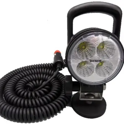LED Werklamp 12-24v 1000 Lumen Ip69k 80mm Magneet Rond