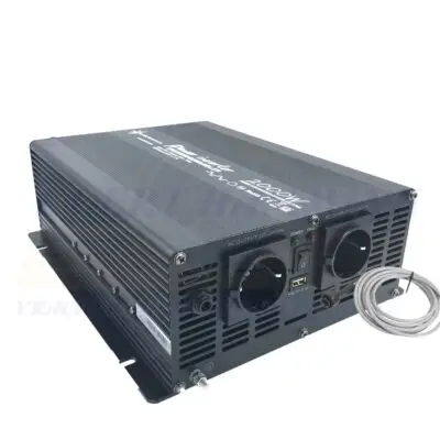 Omvormer 24v -> 220v 2000w Met  Afstandbediening