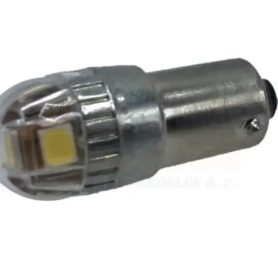 LED Lamp 12-24v Ba9s  Wit 5 LEDS Canbus
