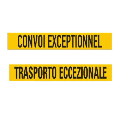 Bord Convoi Except -trasporto Eccezionale 1900x250