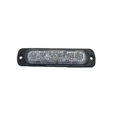 LED Flitslamp 12-24v Ip68 112.6x26x8mm Rood 6led