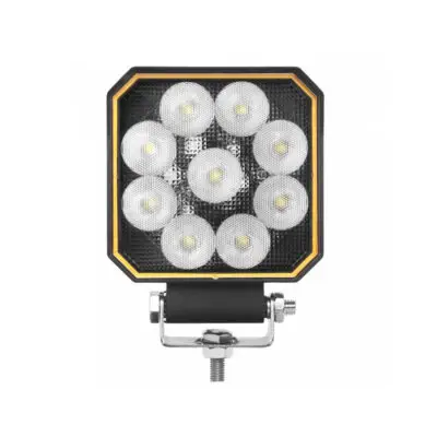 LED Werklamp 12-24v 1200 Lumen Ip67 9 LEDS 130x101x37mm Vierkant