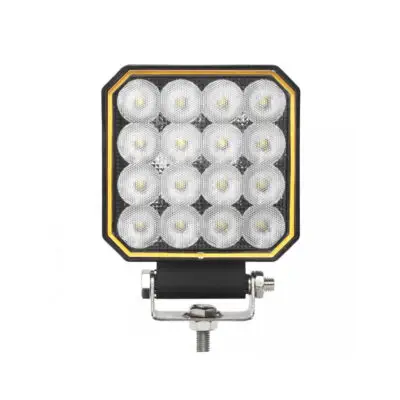 LED Werklamp 12-24v 1700 Lumen Ip67 16 LEDS Vierkant