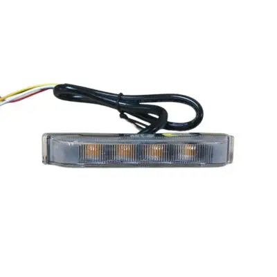 LED Flitslamp 12-24v 4 LEDS R65-r10 Emc.96x26x15mm