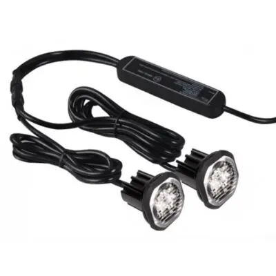 LED Flitslampset 12-24v 8 LEDS R65-r10 Emc.