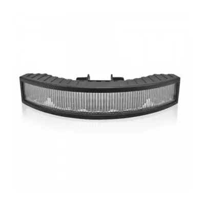 LED Flitslamp 12-24v 12 LEDS 180' Graden Gebogen Afmetingen: Lengte 170mm, Breedte 80mm, Hoogte 30mm