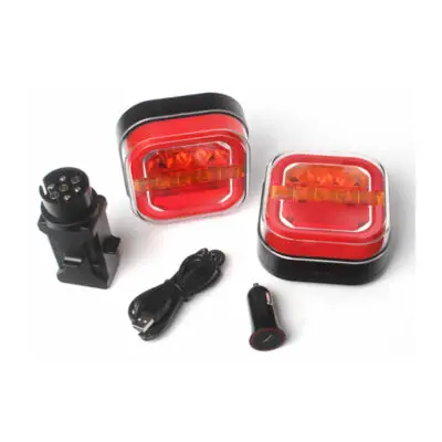 LED Achterlichtset 12-24v Draadloos