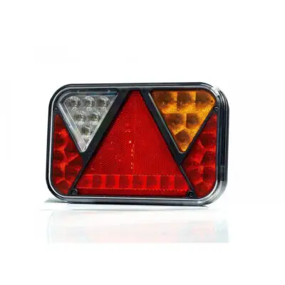 LED Achterlicht 200x130x50mm 12v Connector Rechts