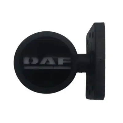 LED Breedtelamp 24v Kort Voor DAF Logo Re Rood-wit