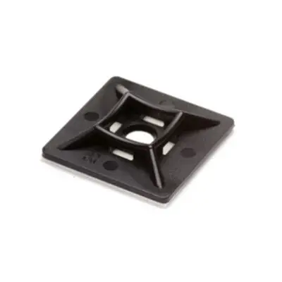 Kleefzadel 100 Stuks Zwart 28x28mm